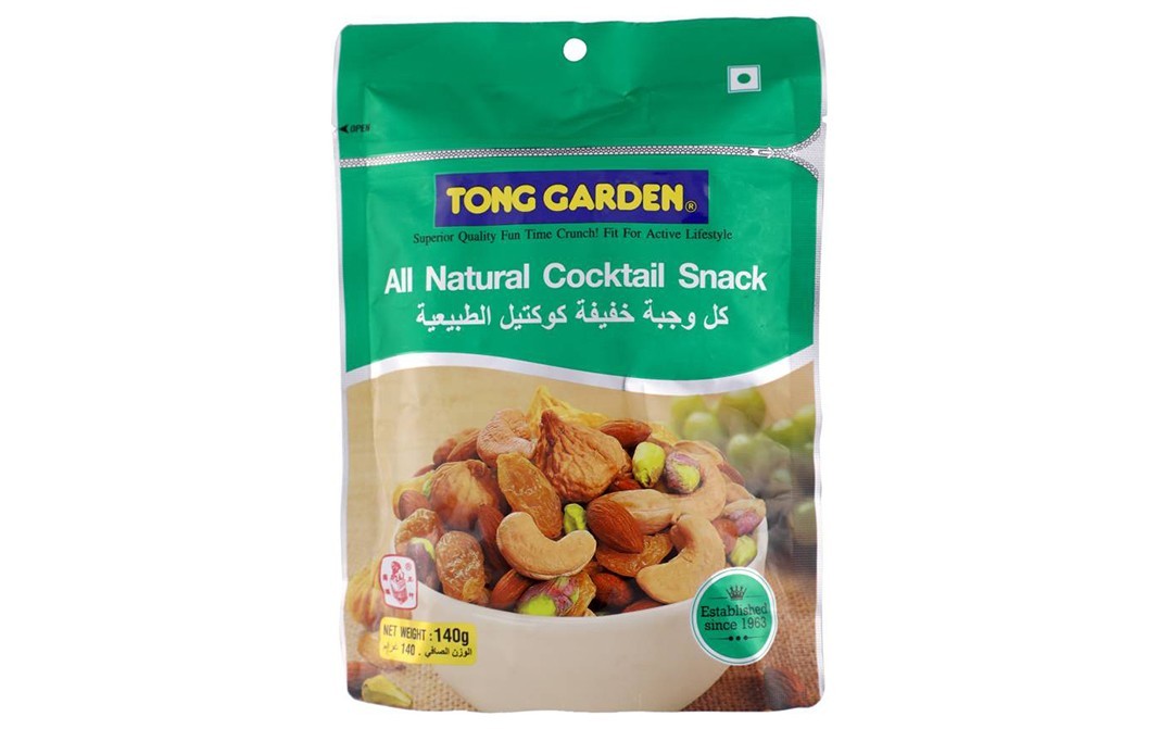 Tong Garden All Natural Cocktail Snack   Pack  140 grams
